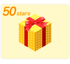 Box of 50 stars